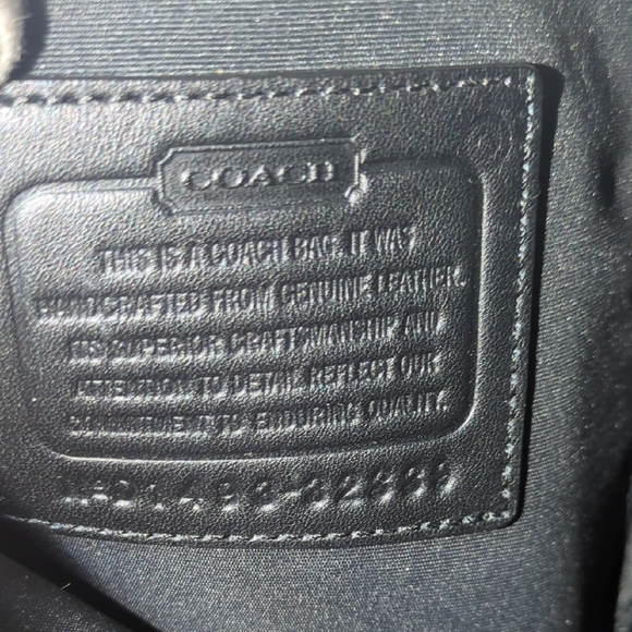 Coach Brown Leather Satchel with Black Accents NOW ONLY $150 - Picture 5 of 16